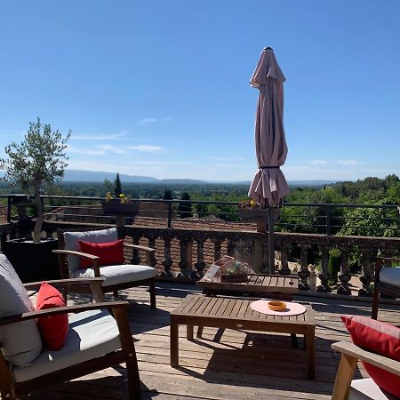 Bed and Breakfast Un soir sous les étoiles Châteauneuf-de-Gadagne Exterior foto