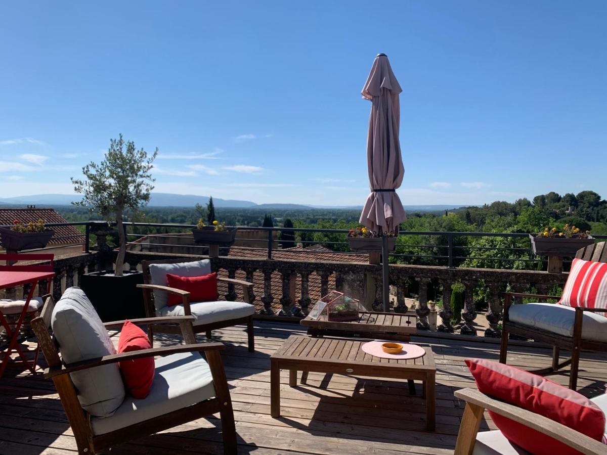 Bed and Breakfast Un soir sous les étoiles Châteauneuf-de-Gadagne Exterior foto