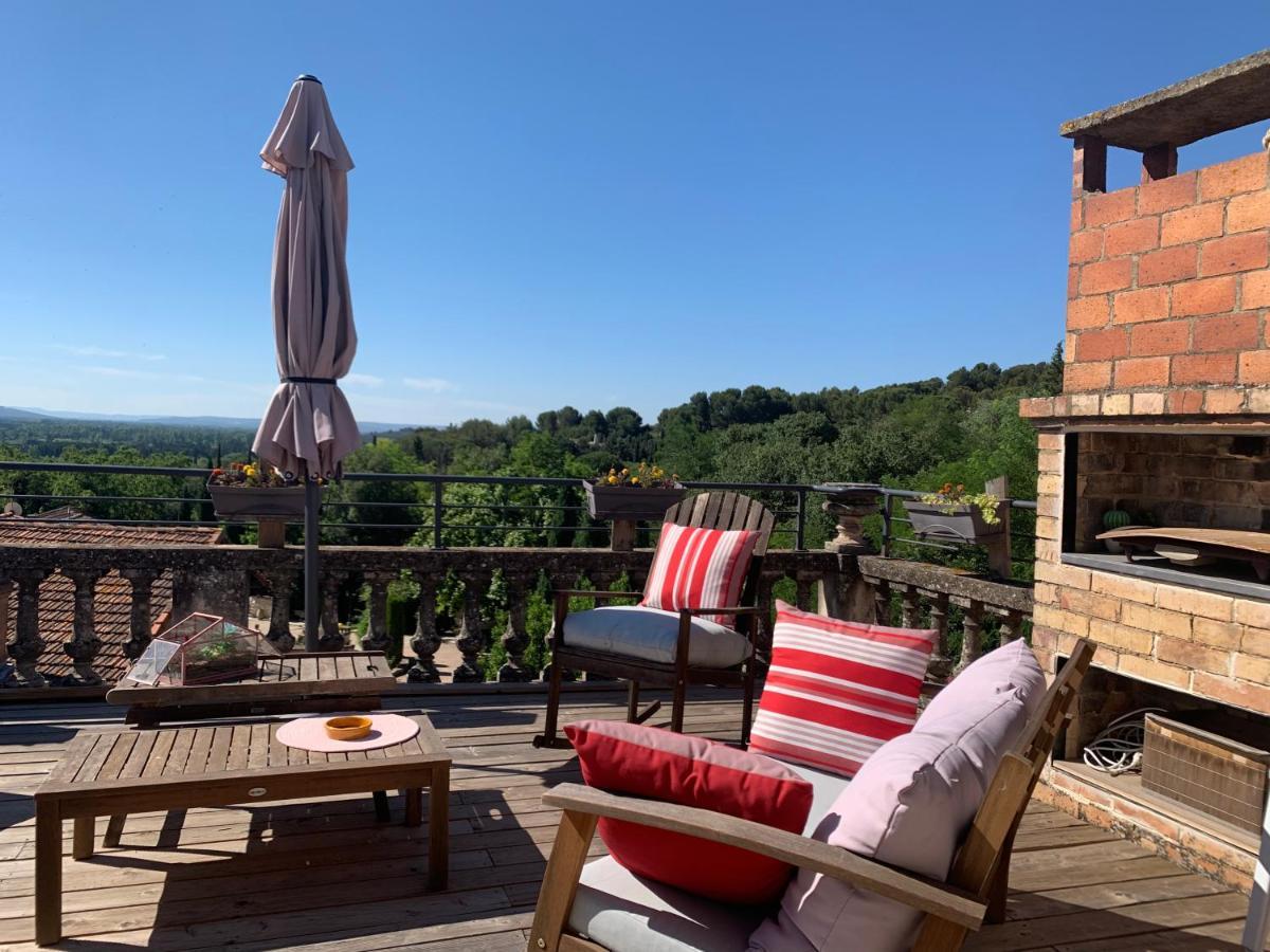 Bed and Breakfast Un soir sous les étoiles Châteauneuf-de-Gadagne Exterior foto